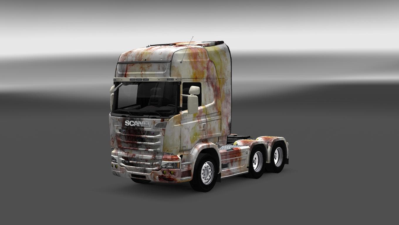 SCANIA STREAMLINE ABSTRACT SKIN – Skins mod for Euro Truck Simulator 2