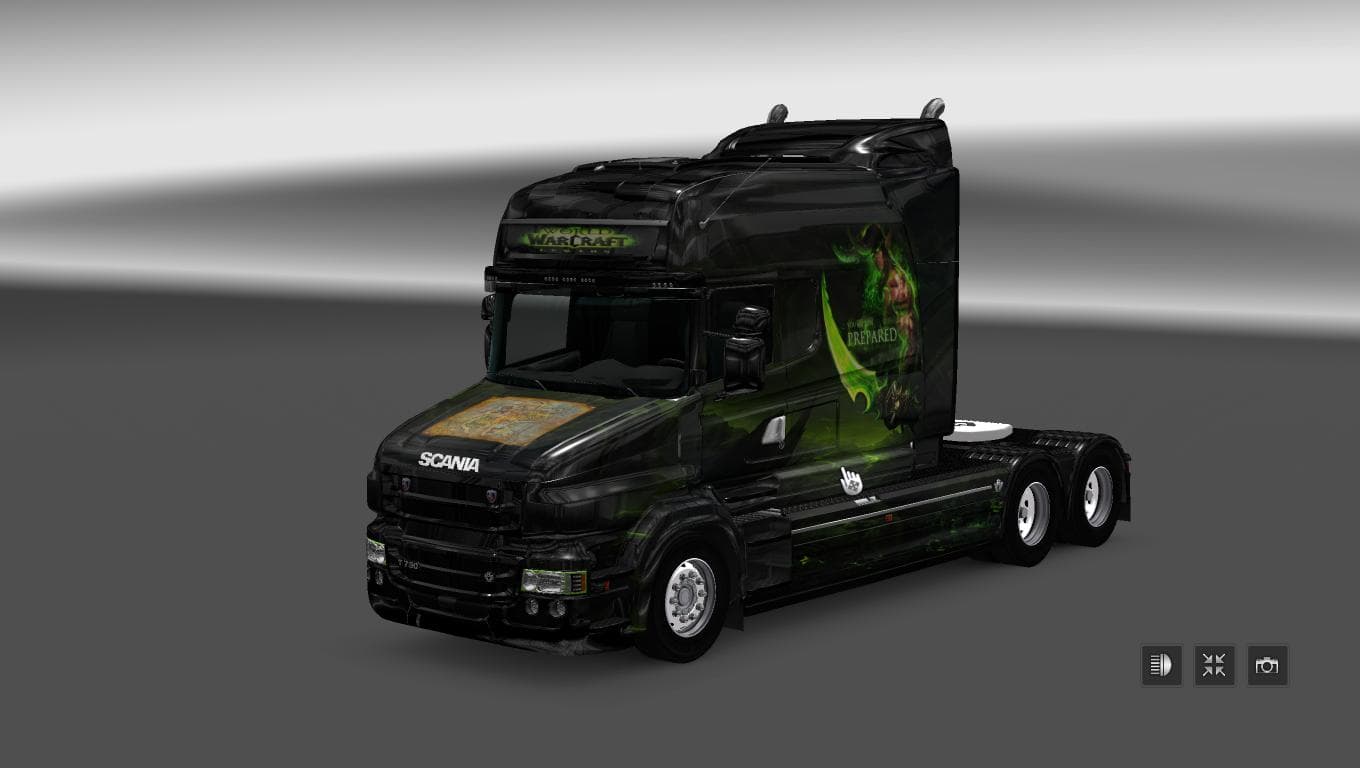 SCANIA T RJL LONGLINE WORLD OF WARCRAFT SKIN – Skins mod for Euro Truck Simulator 2