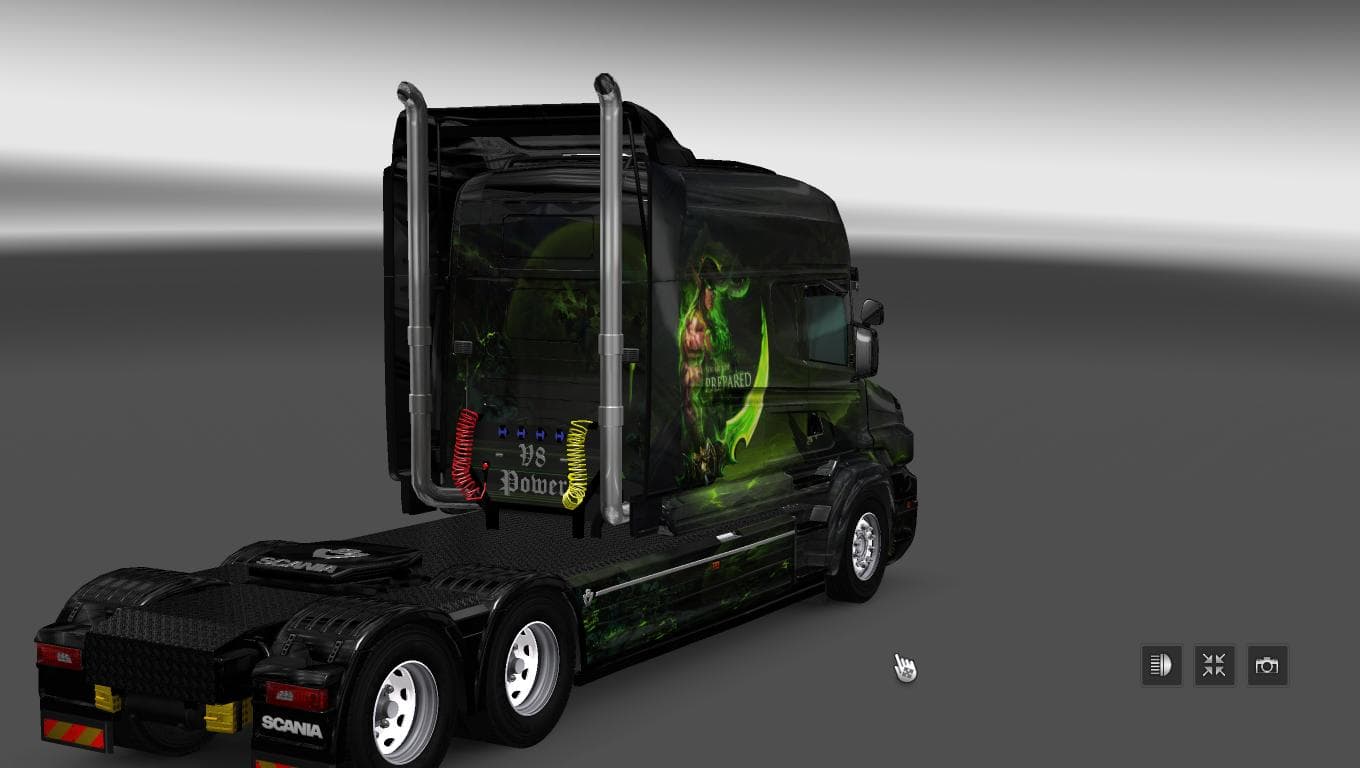 SCANIA T RJL LONGLINE WORLD OF WARCRAFT SKIN - ETS2 mods download – skins screenshot 2