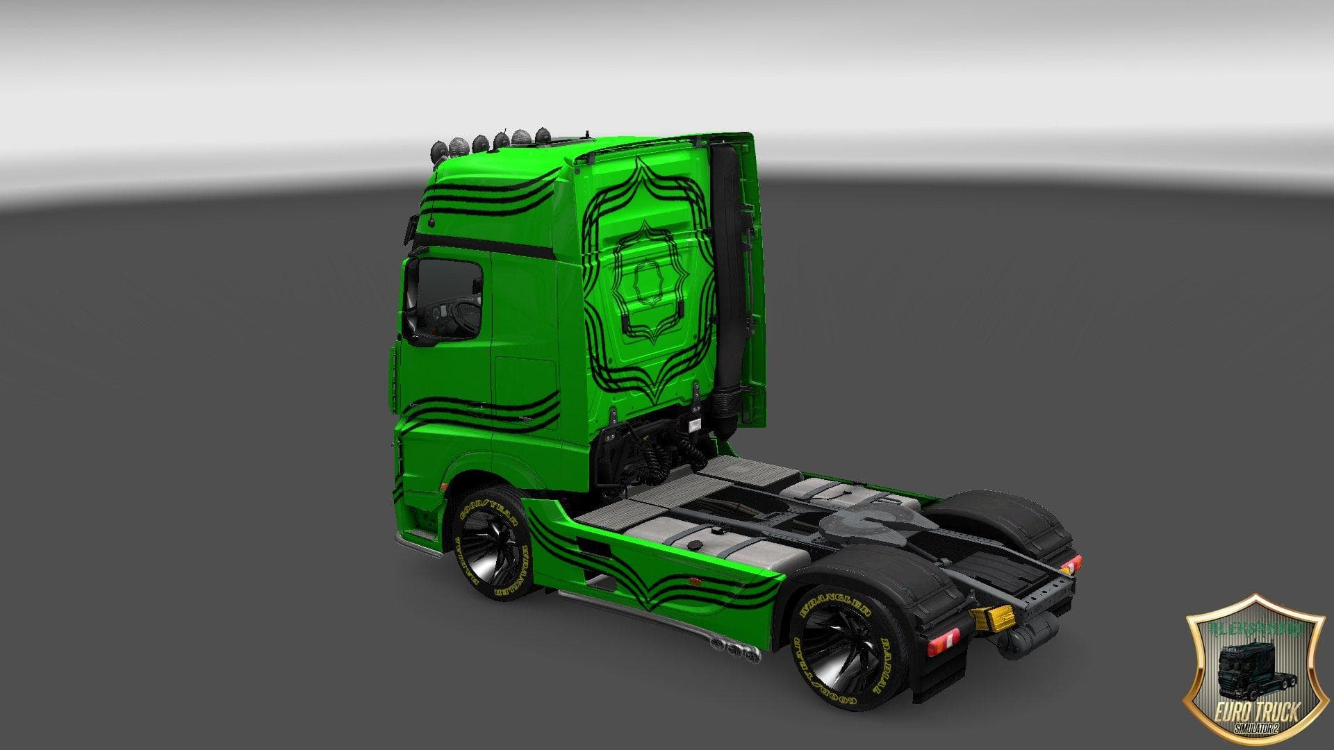 MERCEDES ACTROS 2014 LINES SKIN - ETS2 mods download – skins screenshot 2