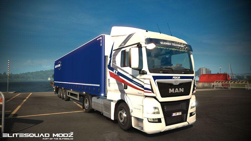 KLEMEN TRANSPORT MAN TGX EURO 6 COMBO SKIN PACK – Skins mod for Euro Truck Simulator 2