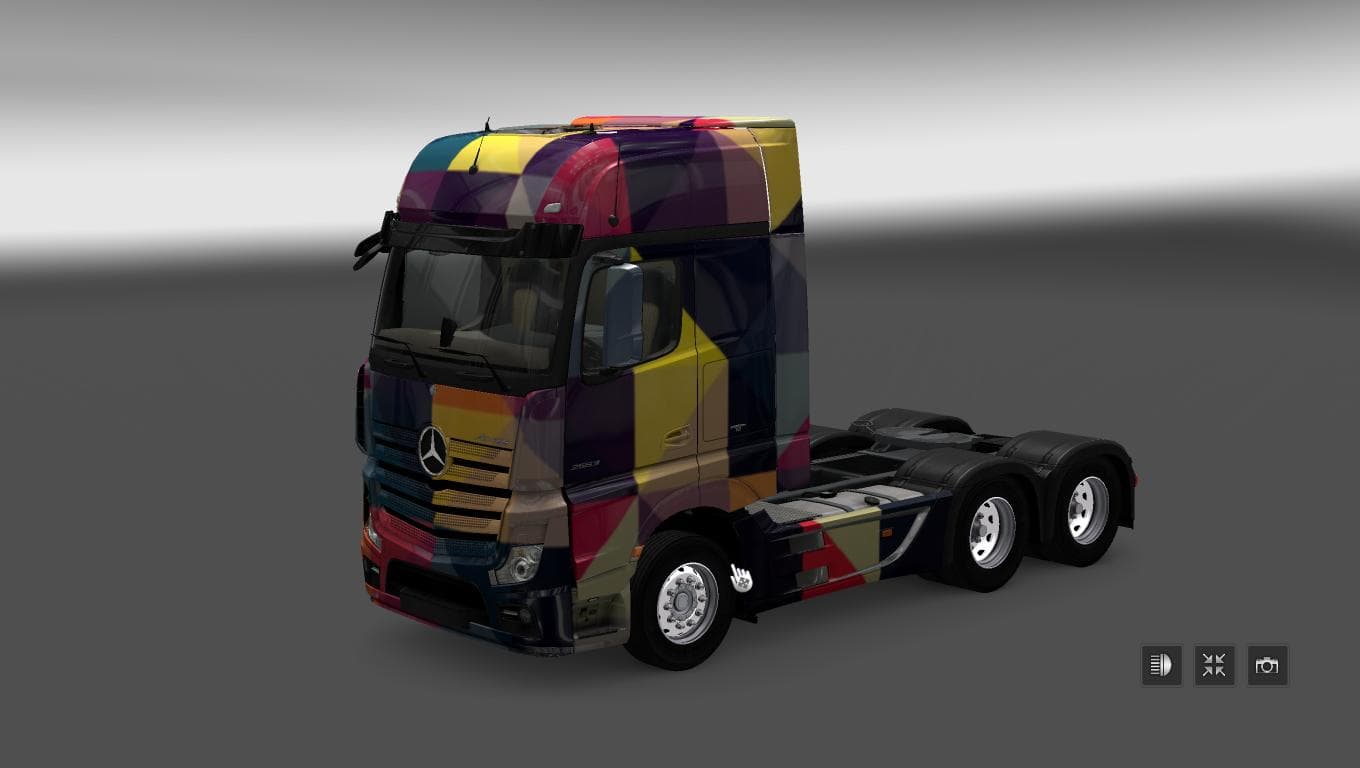 MERCEDES ACTROS MP4 RENGARENK SKIN – Skins mod for Euro Truck Simulator 2
