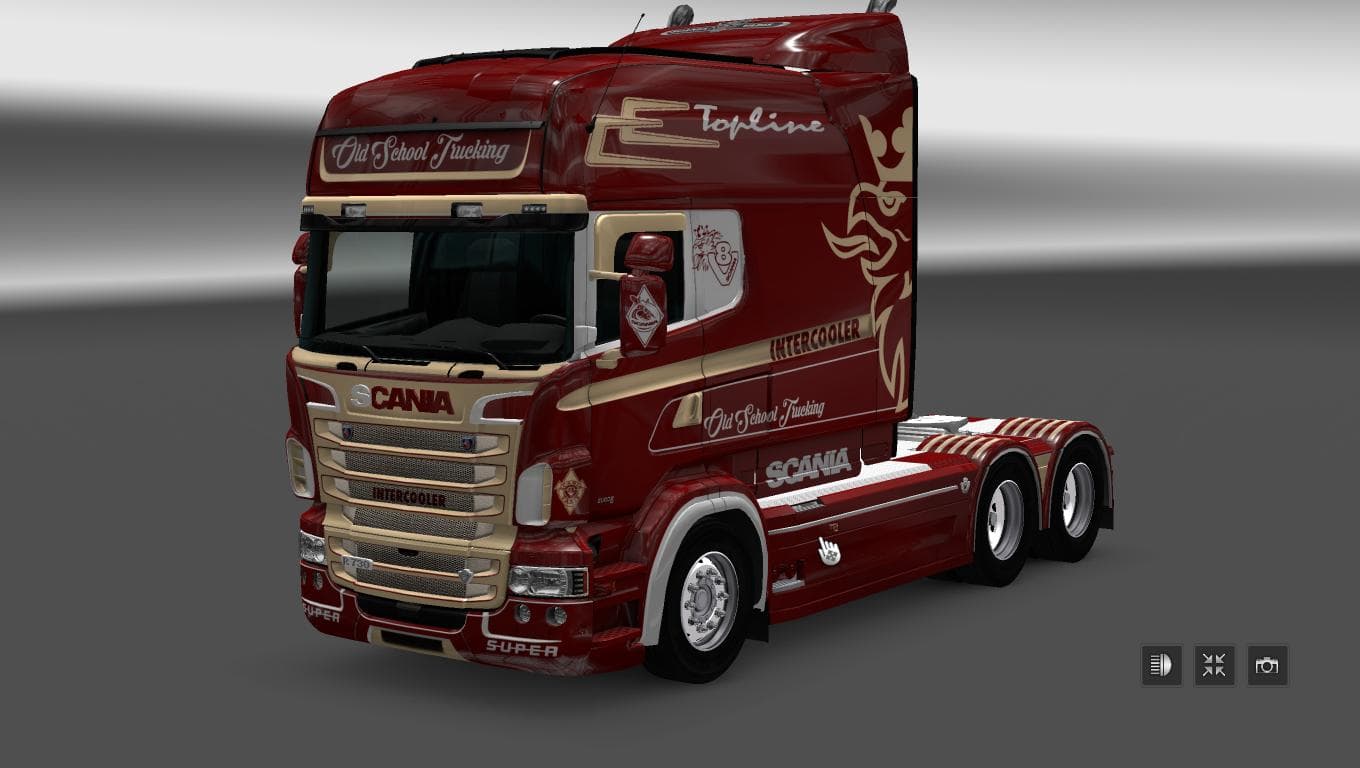 SCANIA RS RJL OLD SCHOOL TRUCKING SKIN – Skins mod for Euro Truck Simulator 2