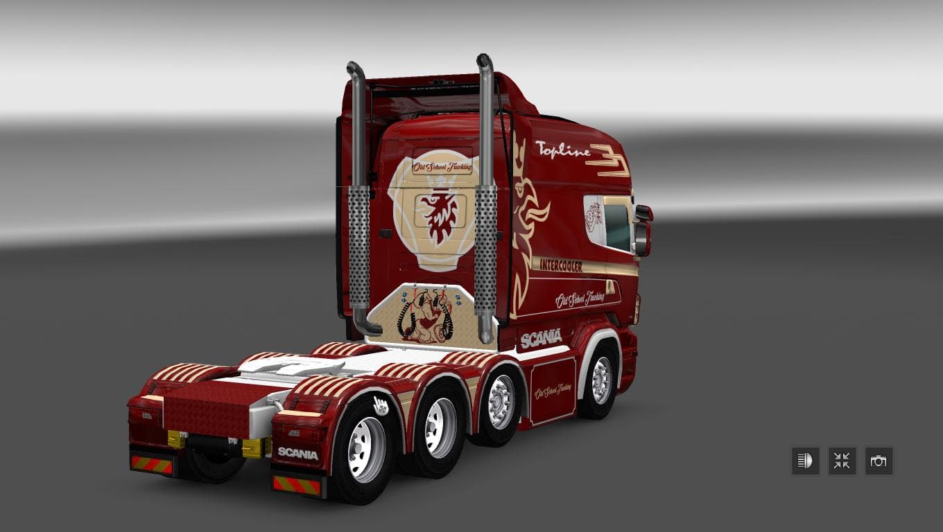 SCANIA RS RJL OLD SCHOOL TRUCKING SKIN - ETS2 mods download – skins screenshot 2