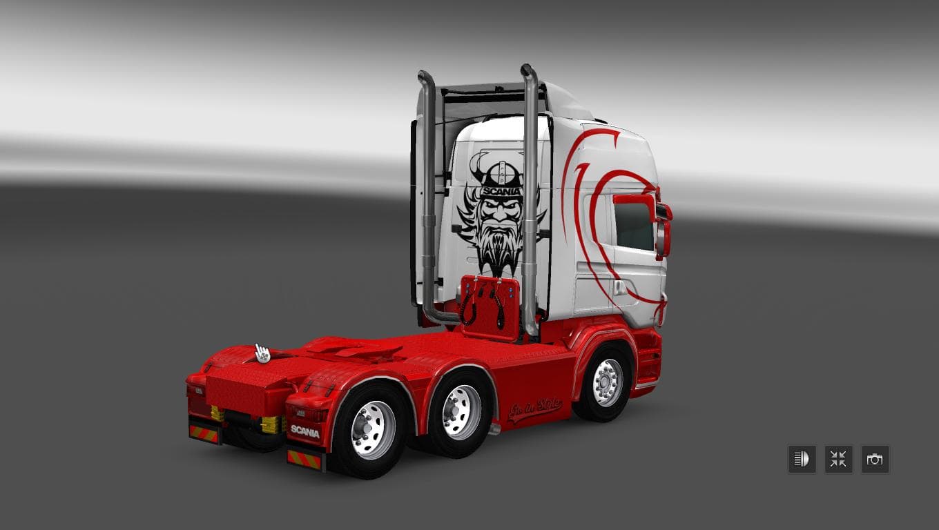 SCANIA RS RJL OLD SCHOOL BABY SKIN - ETS2 mods download – skins screenshot 2