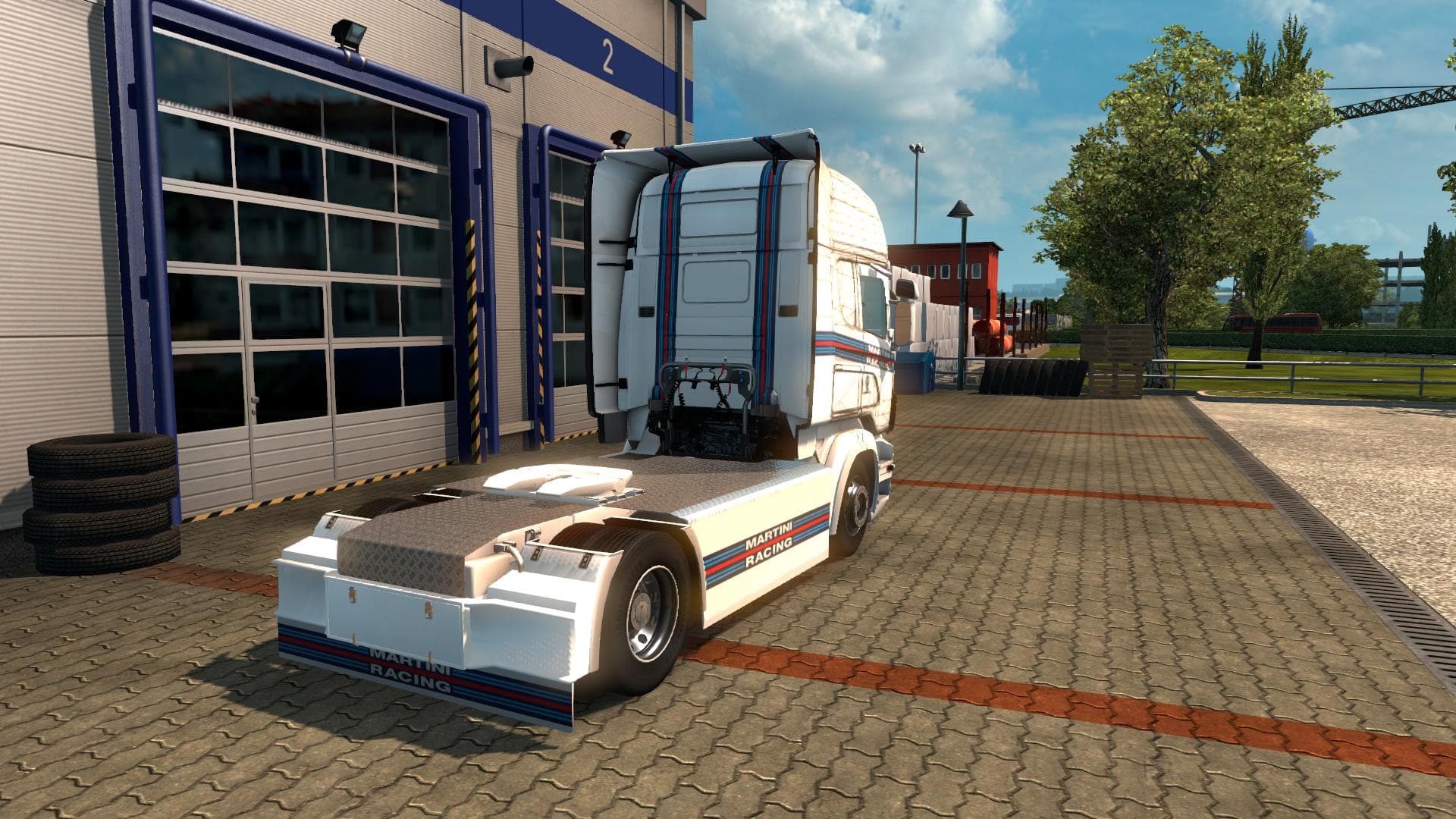 SCANIA R RJL - MARTINI RACING 1.22 - ETS2 mods download – skins screenshot 2