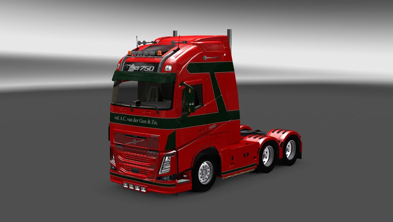 VOLVO FH 2013 BY OHAHA VAN DER GUN SKIN – Skins mod for Euro Truck Simulator 2