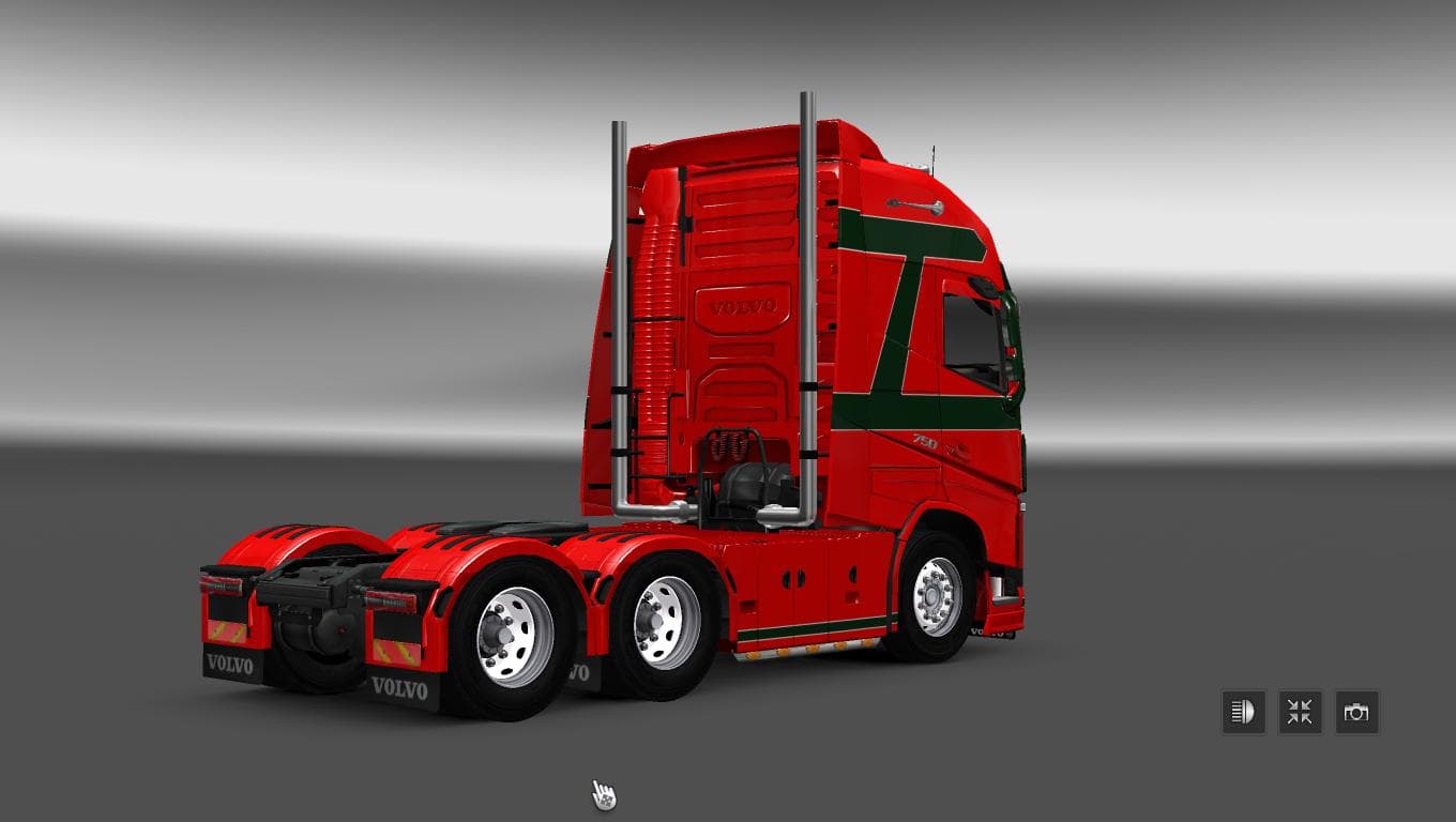 VOLVO FH 2013 BY OHAHA VAN DER GUN SKIN - ETS2 mods download – skins screenshot 2