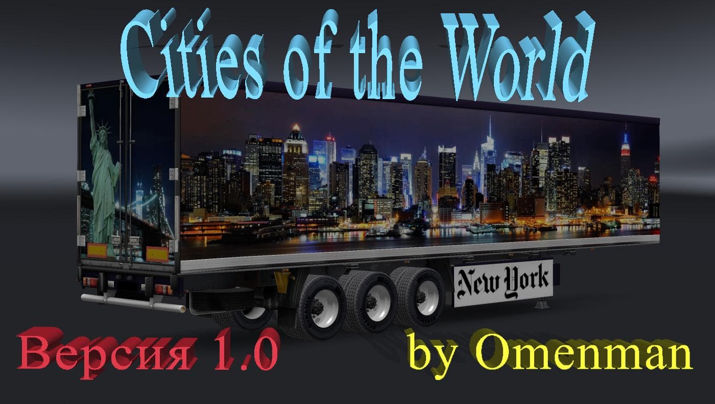 TRAILER PACK OF OMENMAN V1.0 – Trailers mod for Euro Truck Simulator 2