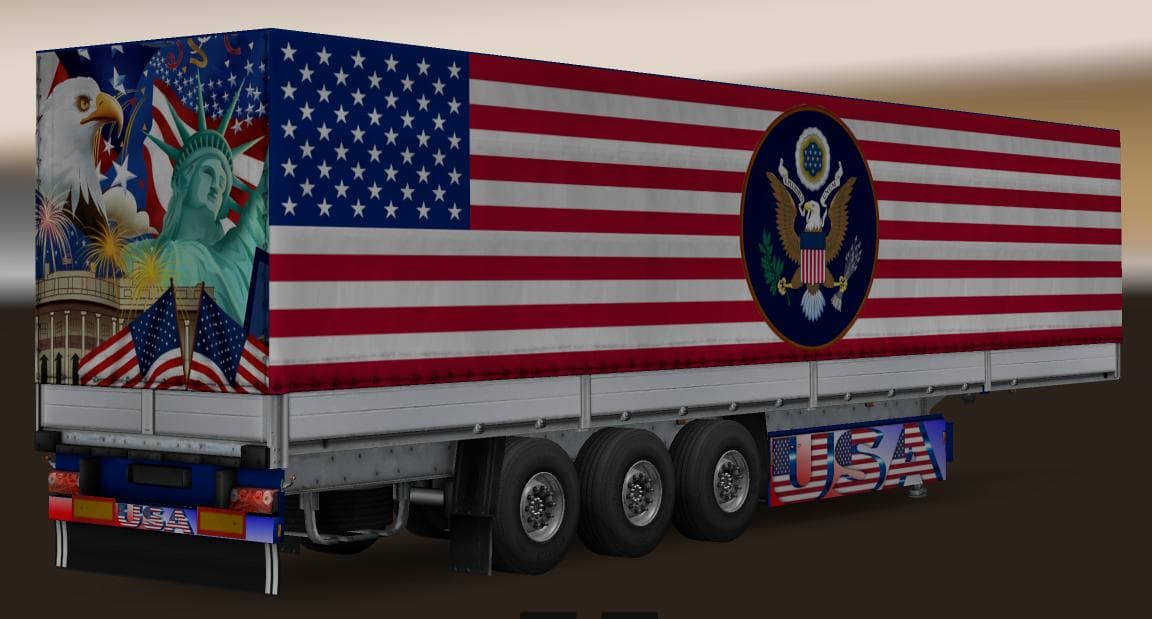 TRAILER PACK COUNTRIES OF THE WORLD V1.0 - ETS2 mods download – trailers screenshot 2
