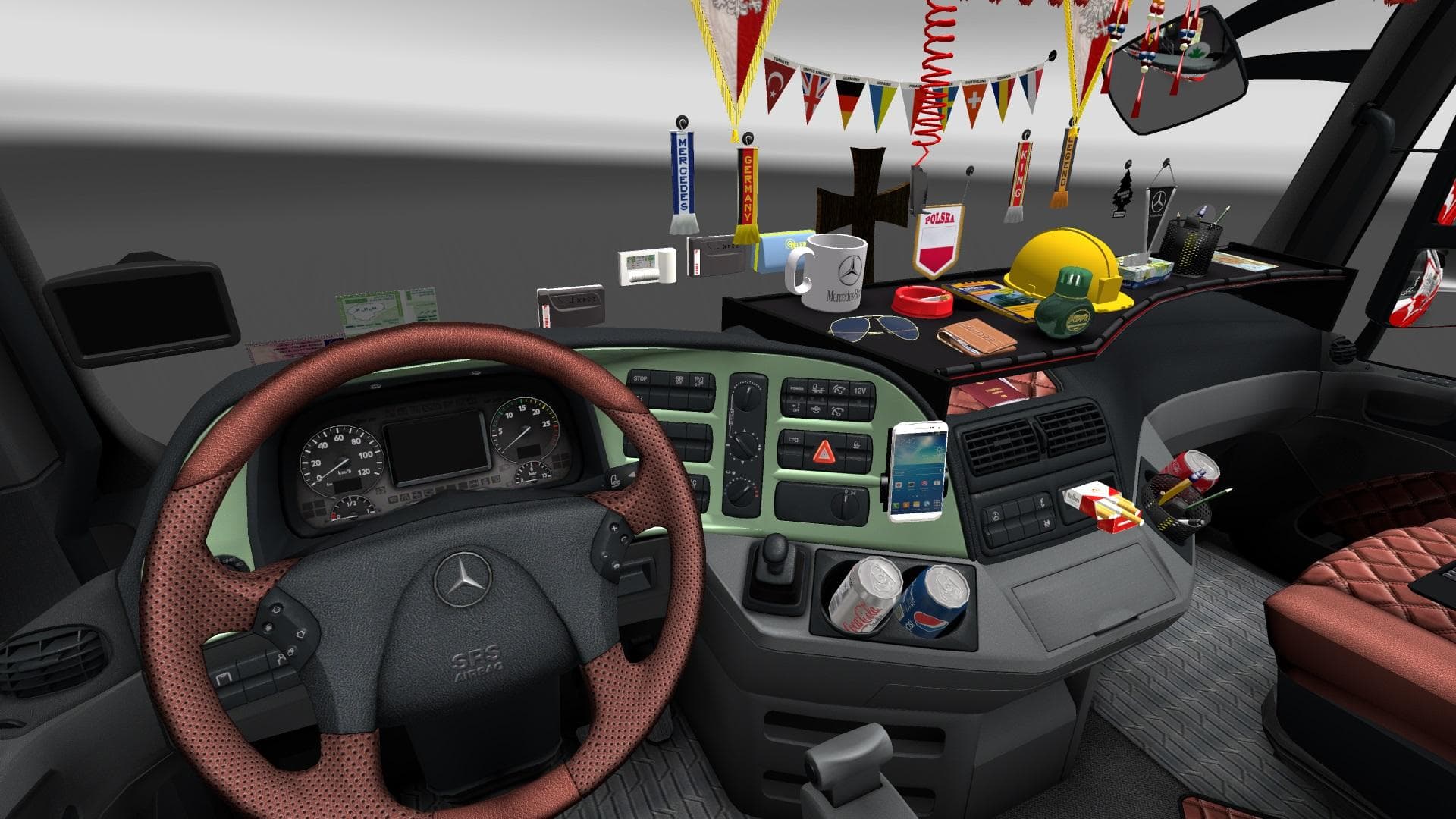 ADDONS FOR DLC CABIN V3.7 - ETS2 mods download – parts screenshot 2
