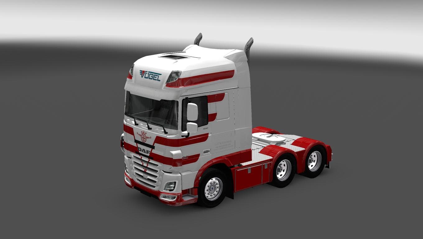 DAF XF EURO6 VOGEL TRANSPORT SKIN PACK - ETS2 mods download – skins screenshot 2