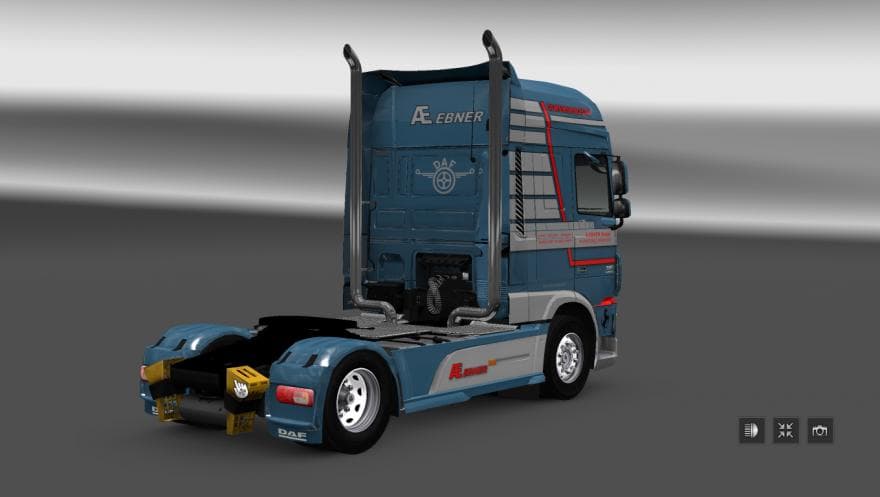 DAF XF EURO 6 AE EBNER TRANSPORT SKIN – Skins mod for Euro Truck Simulator 2