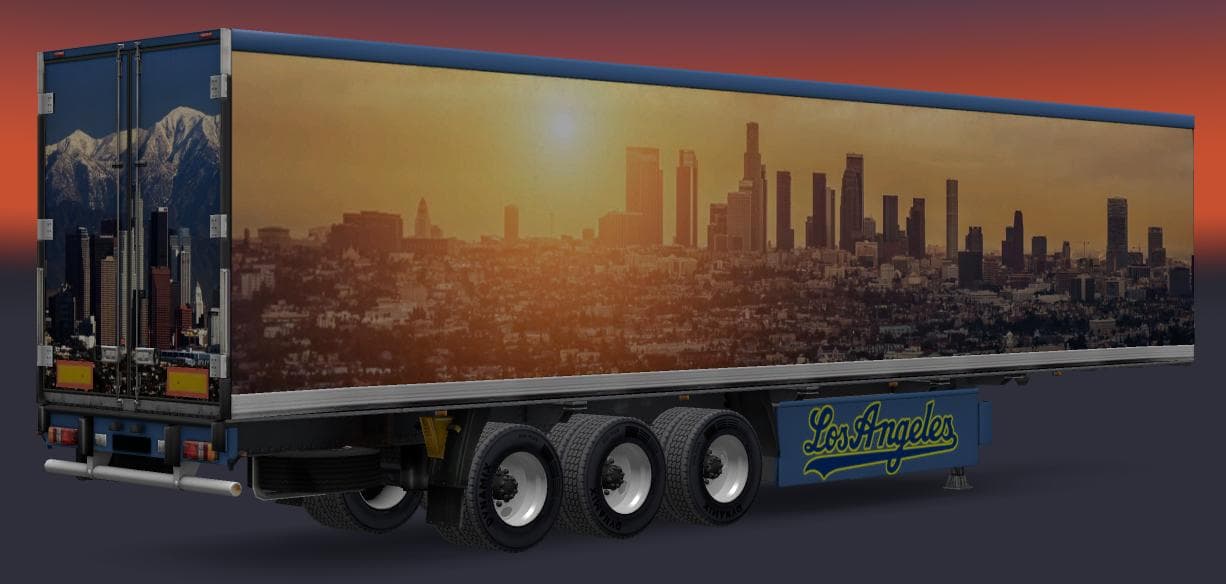 TRAILER PACK CITIES OF THE WORLD V2.0 - ETS2 mods download – trailers screenshot 2