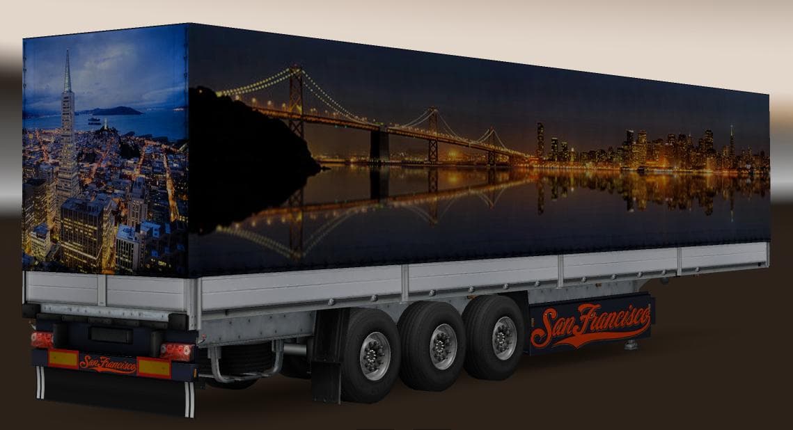 TRAILER PACK CITIES OF THE WORLD V2.1 - ETS2 mods download – trailers screenshot 2