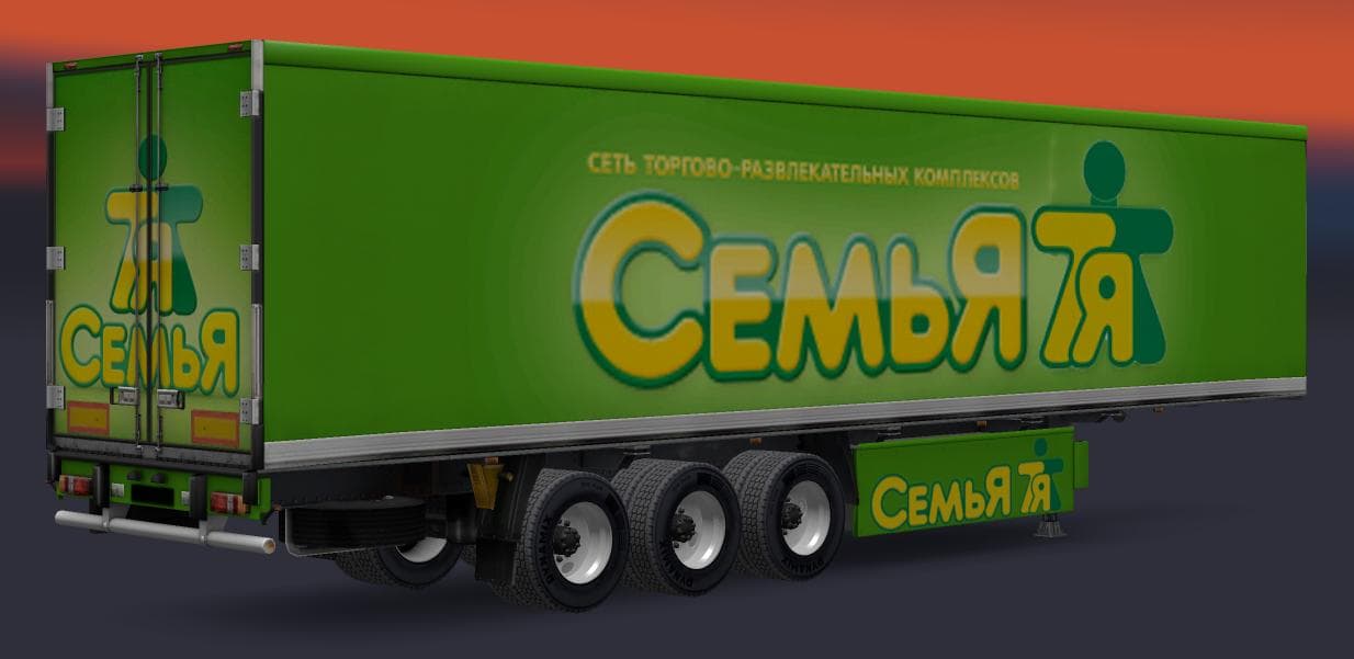 TRAILER PACK RUSSIAN FOOD COMPANY V4.0 – Trailers mod for Euro Truck Simulator 2