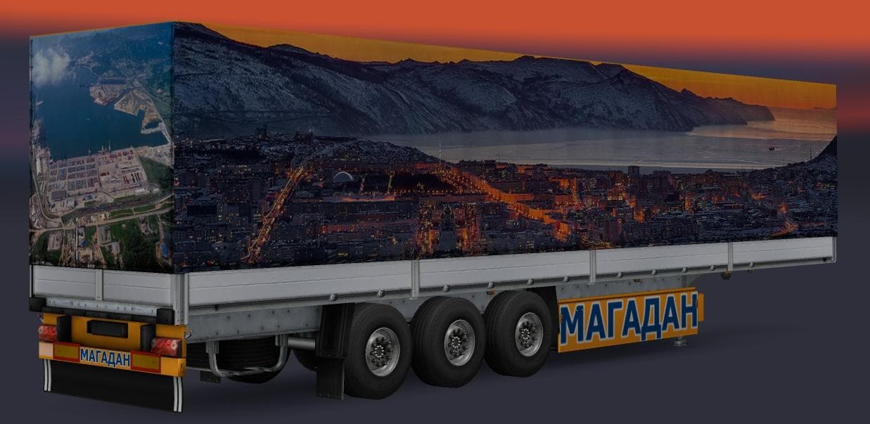 TRAILER PACK CITIES OF RUSSIA V3.3 – Trailers mod for Euro Truck Simulator 2
