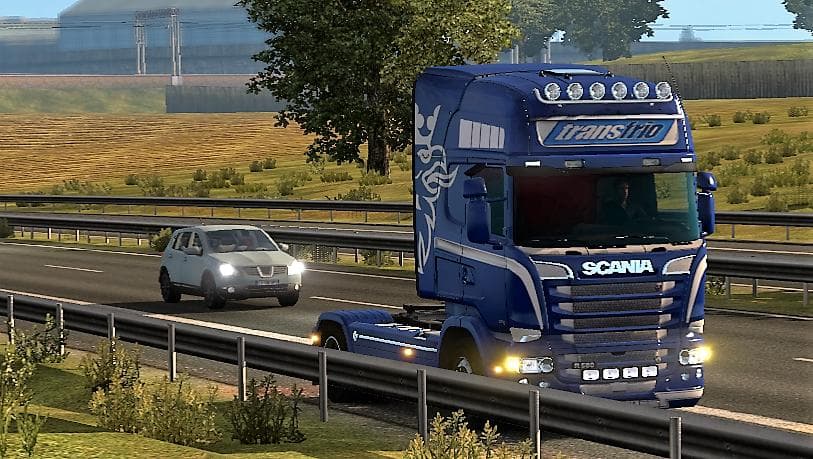 SCANIA RJL TRANSFRIO BLUE SKIN V4.0 – Skins mod for Euro Truck Simulator 2