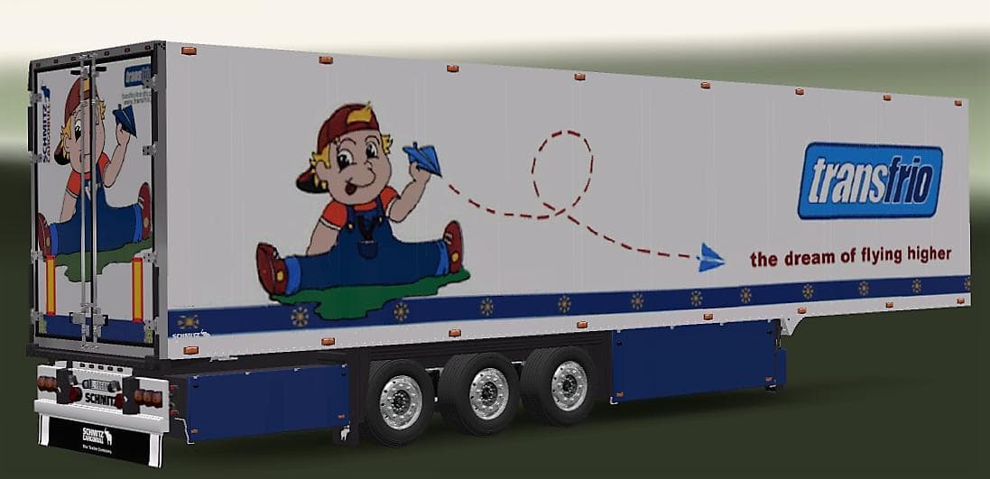 TRANSFRIO SCHMITZ TRAILER V4.0 – Trailers mod for Euro Truck Simulator 2