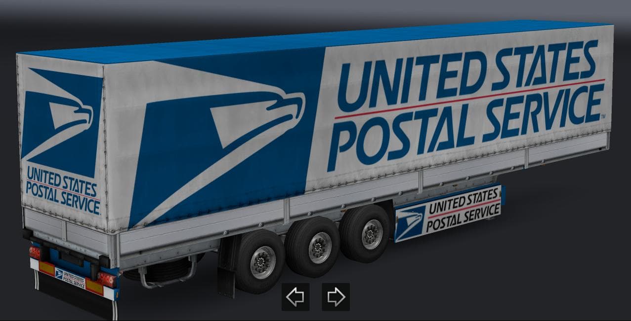 TRAILER PACK POST WORLD V1.0 - ETS2 mods download – trailers screenshot 2