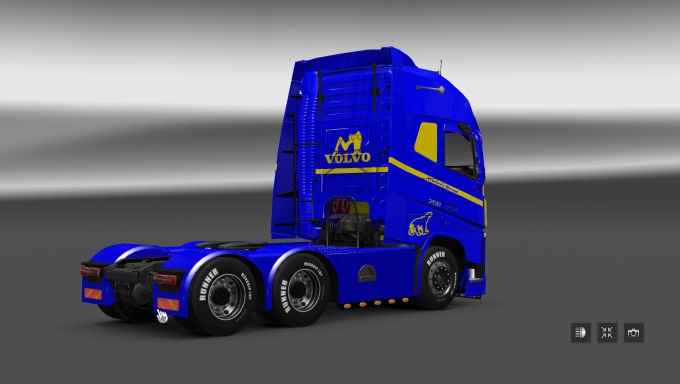 VOLVO FH 2013 BY OHAHA TRUCKER'S DREAM SKIN - ETS2 mods download – skins screenshot 2