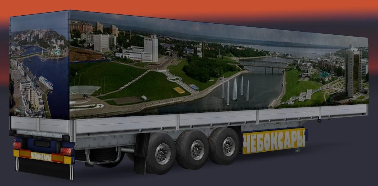 TRAILER PACK CITIES OF RUSSIA V3.4 - ETS2 mods download – trailers screenshot 2