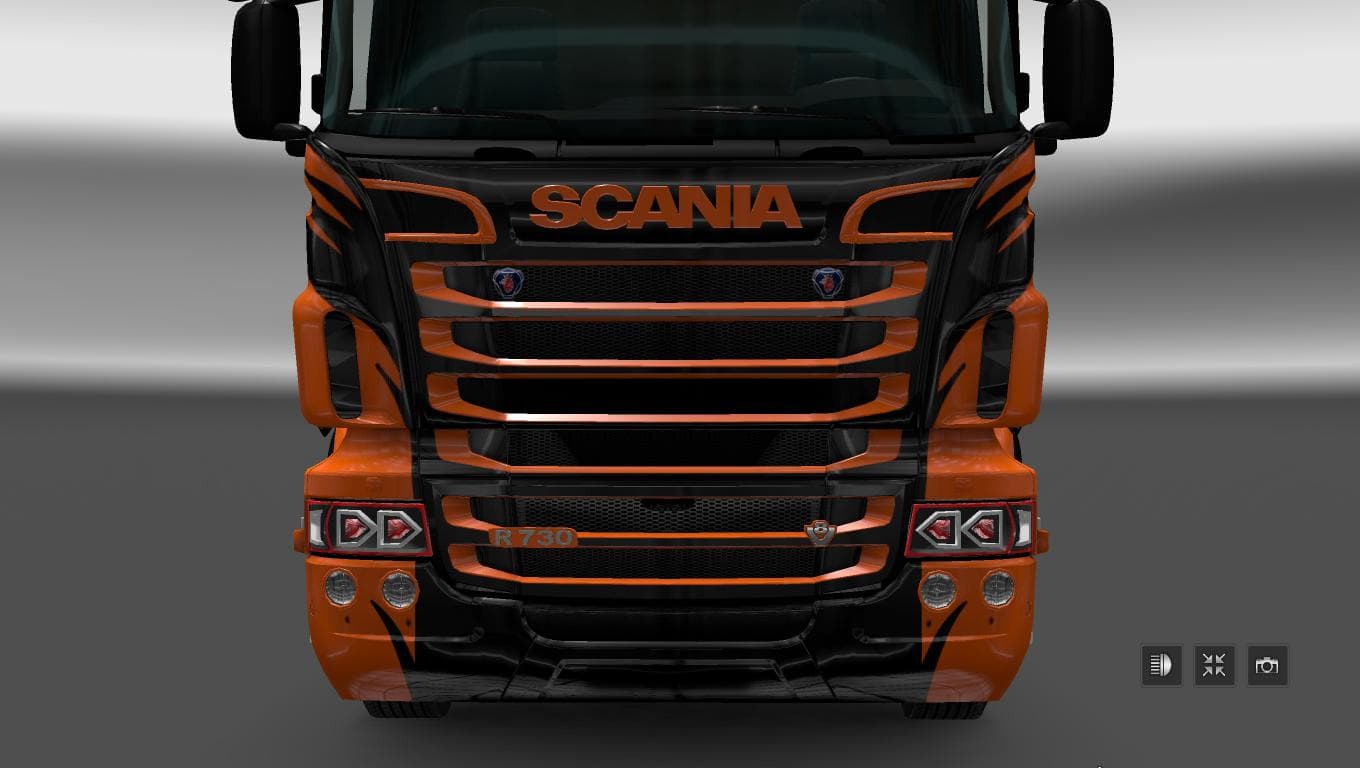 GTM RJL CUSTOM HEADLIGHTS – Parts mod for Euro Truck Simulator 2