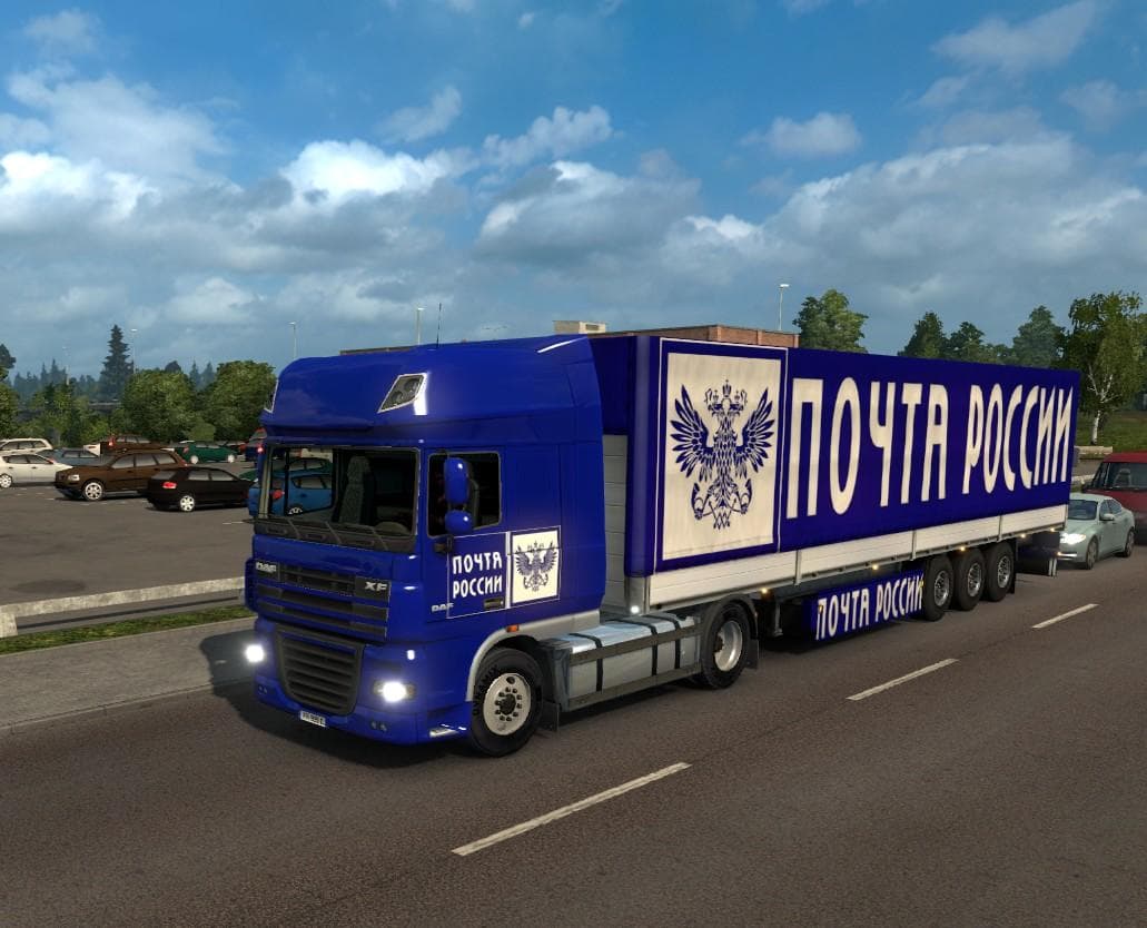 POST OF RUSSIA COMBO SKIN – Skins mod for Euro Truck Simulator 2