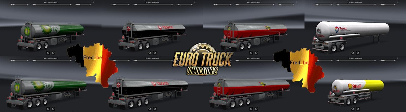 TRAILER PACK CISTERN ATS FOR ETS2 (STANDALONE) – Trailers mod for Euro Truck Simulator 2