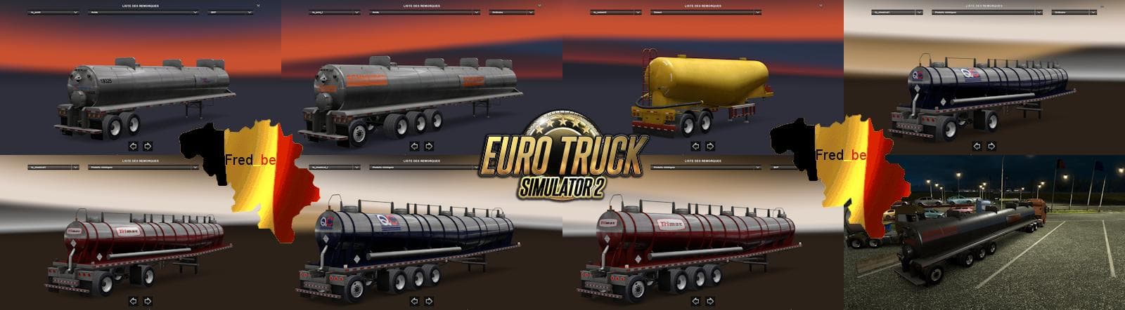 TRAILER PACK CISTERN ATS FOR ETS2 (STANDALONE) - ETS2 mods download – trailers screenshot 2
