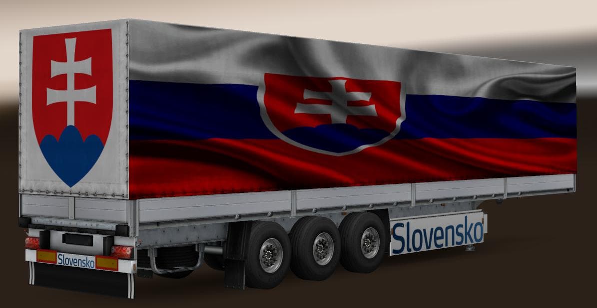 TRAILER PACK COUNTRIES OF THE WORLD V2.3 – Trailers mod for Euro Truck Simulator 2