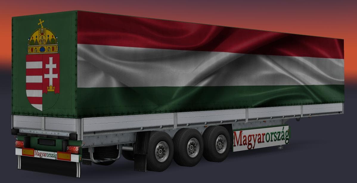 TRAILER PACK COUNTRIES OF THE WORLD V2.3 - ETS2 mods download – trailers screenshot 2