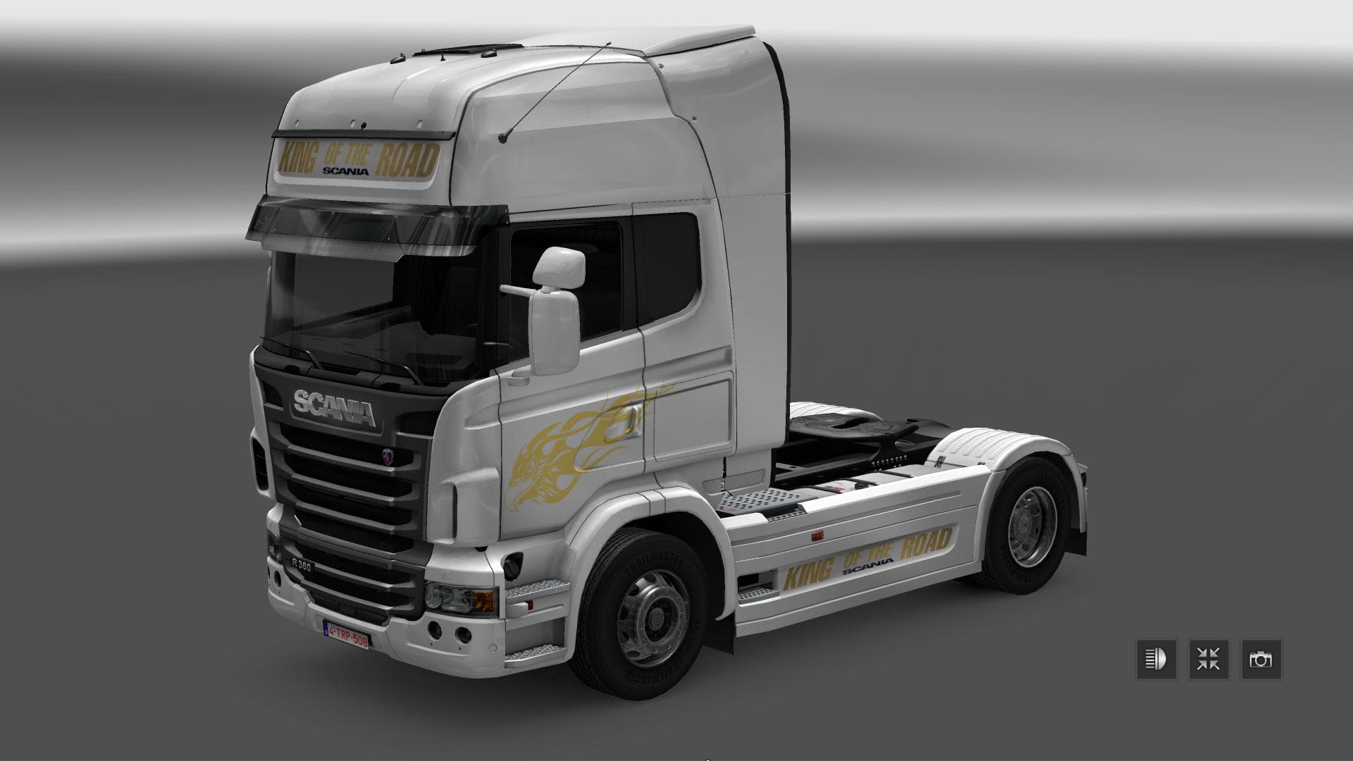 SCANIA R TOPLINE KING OF THE ROAD SKIN - ETS2 mods download – skins screenshot 2