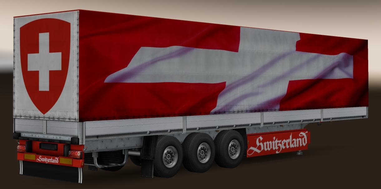 TRAILER PACK COUNTRIES OF THE WORLD V2.4 - ETS2 mods download – trailers screenshot 2