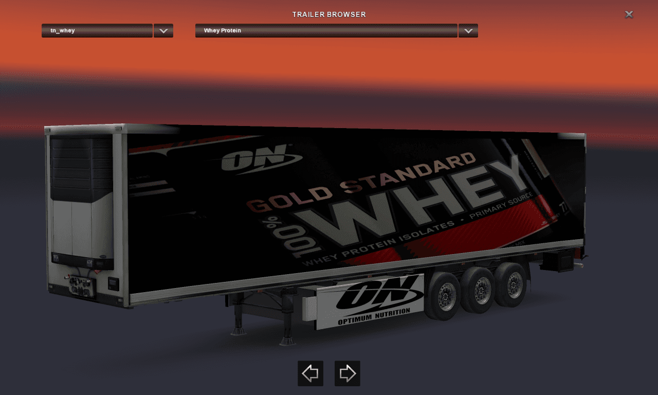 Whey Protein – Skins mod for Euro Truck Simulator 2