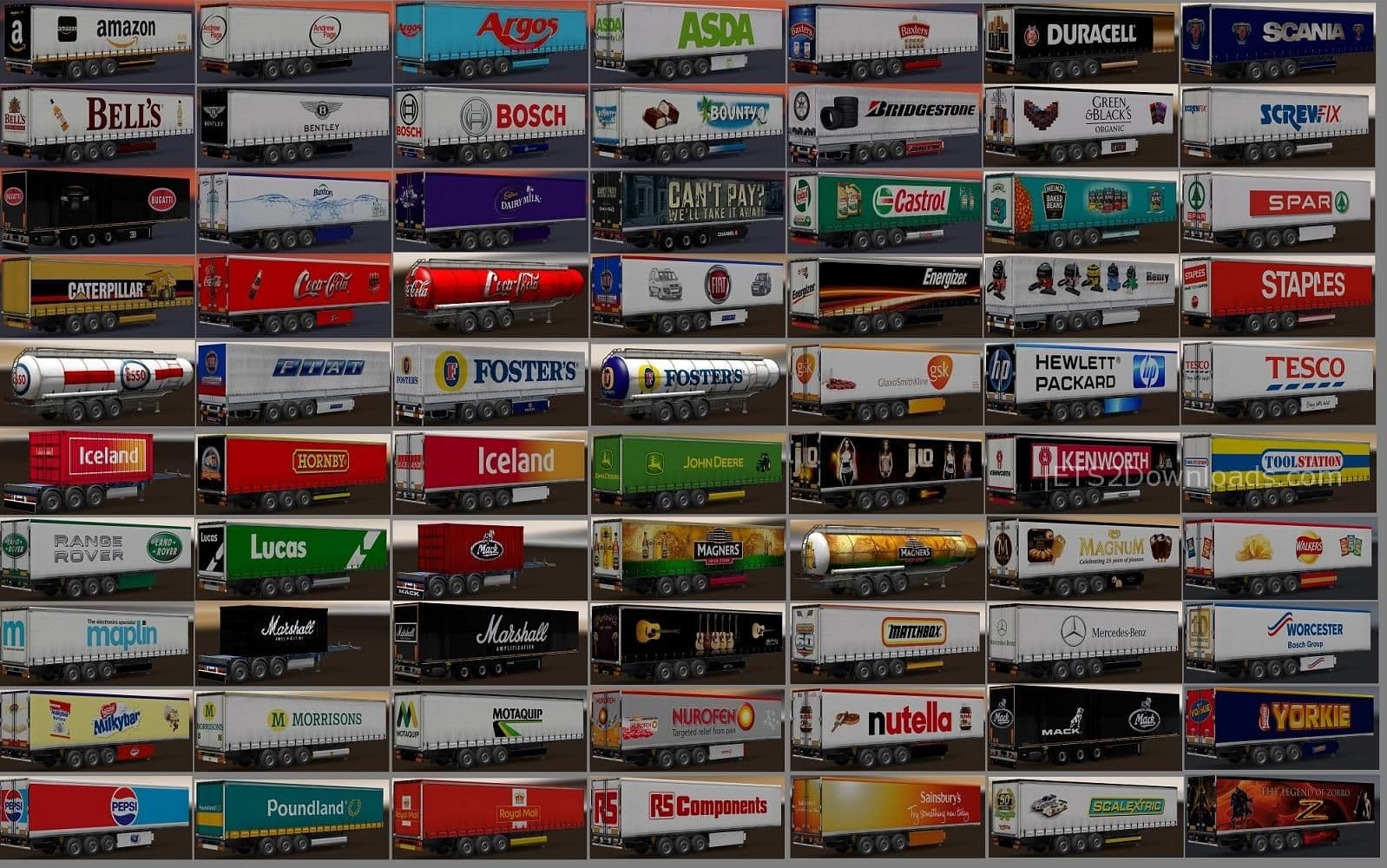 Chris45 Trailers Pack – Trailers mod for Euro Truck Simulator 2
