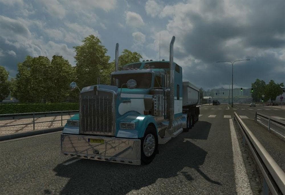KENWORTH W900 FIXED MIRROR + WING V1 – Parts mod for Euro Truck Simulator 2