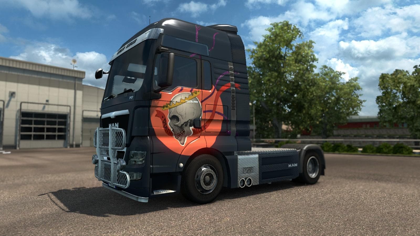 MAN TGX DEATH RIDER SKIN – Skins mod for Euro Truck Simulator 2