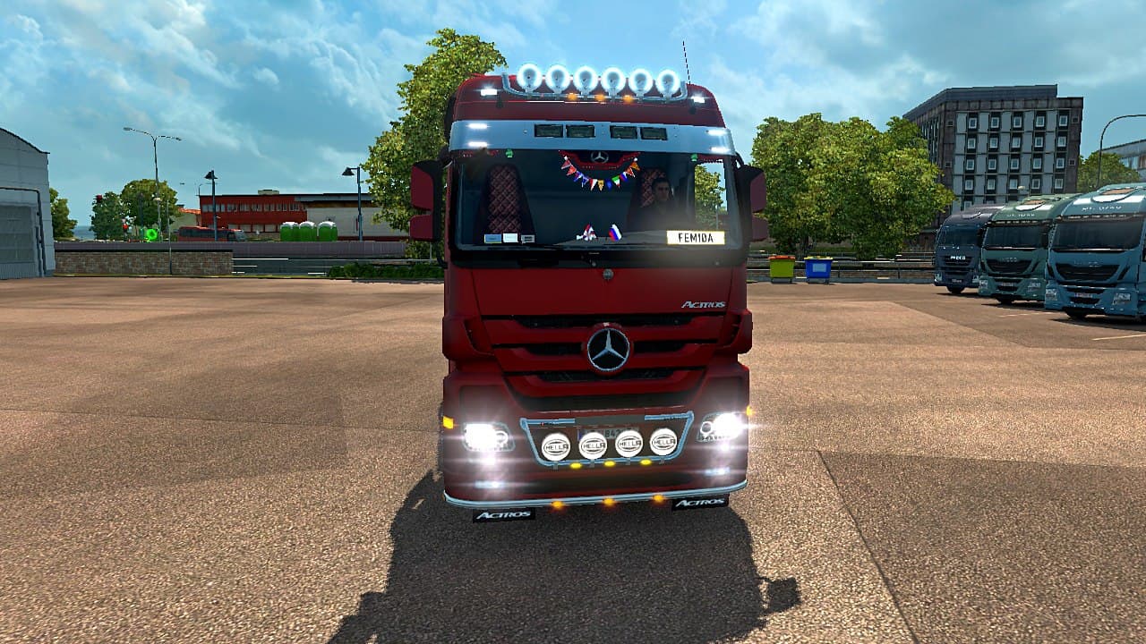 Mercedes Actros MP3 Reworked – Parts mod for Euro Truck Simulator 2