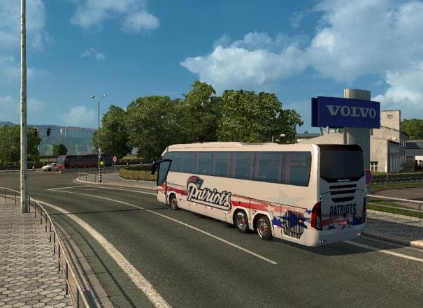 MASCARELLO ROMA 370 NEW ENGLAND PATRIOTS SKIN - ETS2 mods download – skins screenshot 2