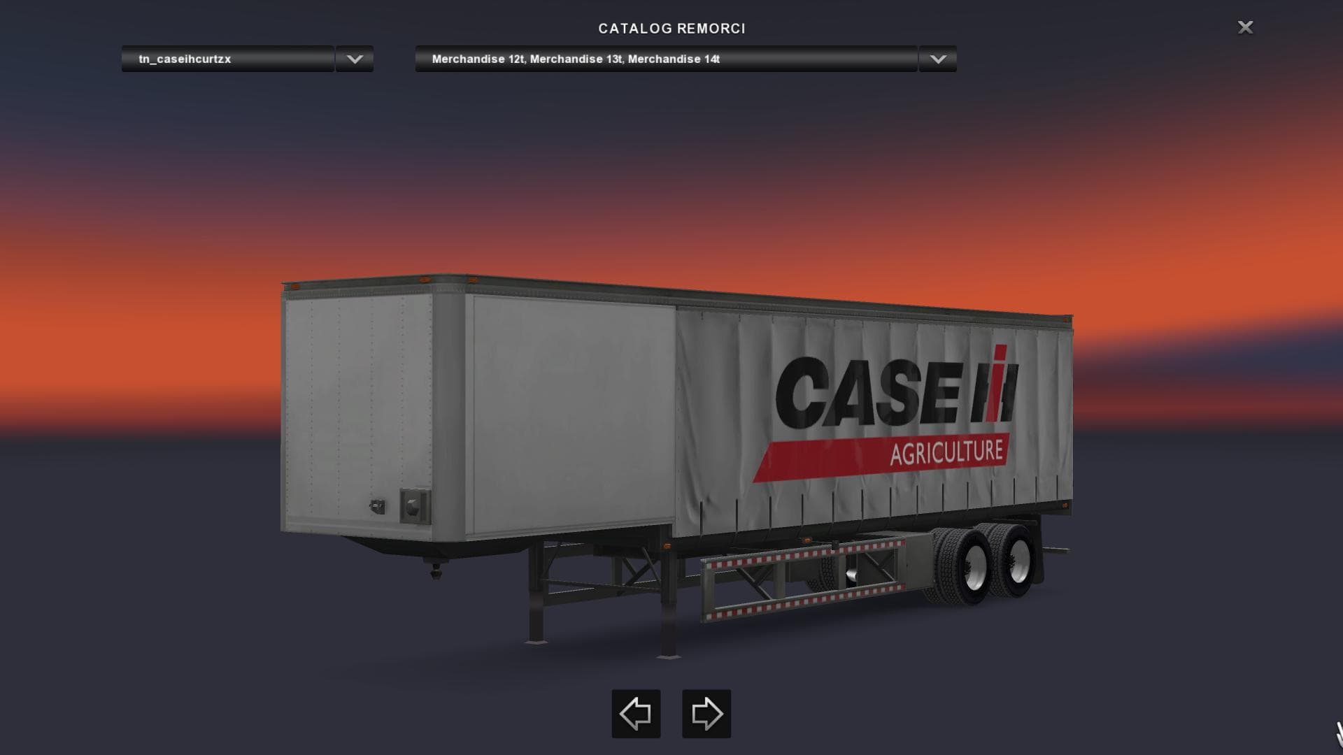CASE IH CURTAIN TRAILER – Trailers mod for Euro Truck Simulator 2
