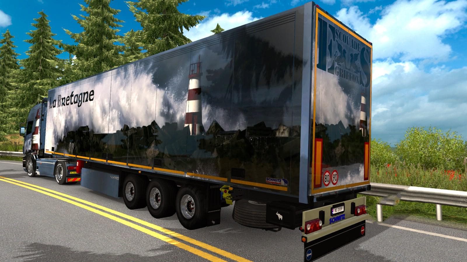 LA BRETAGNE TRAILER AND SKIN 1.22.X – Trailers mod for Euro Truck Simulator 2