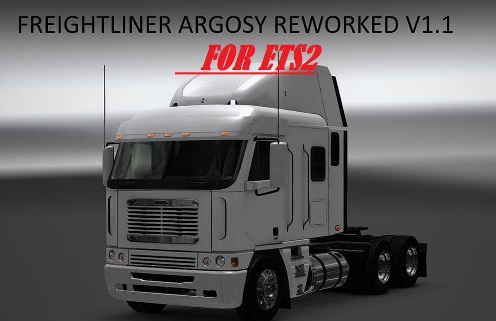 FREIGHTLINER ARGOSY REWORKED V1.1 – Trucks mod for Euro Truck Simulator 2
