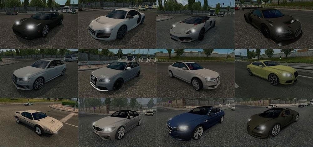 ASPHALT 8 TRAFFIC PACK – Other mod for Euro Truck Simulator 2