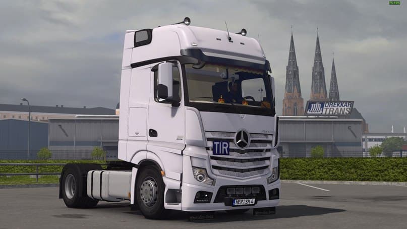 Mercedes Actros MP4 – Parts mod for Euro Truck Simulator 2