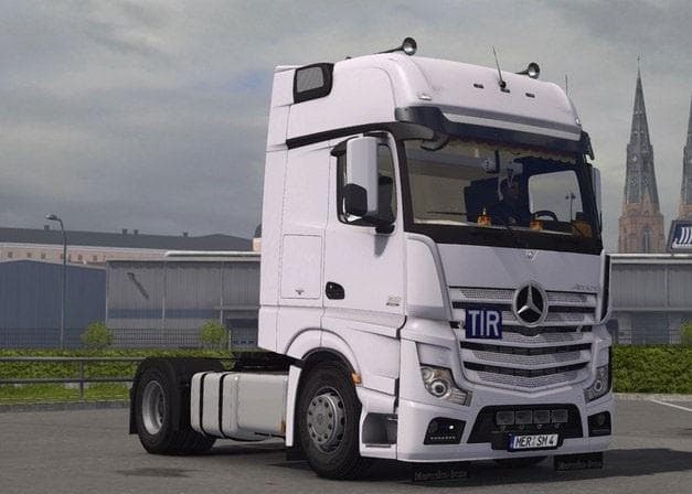 MERCEDES ACTROS MP4 1.22.X – Parts mod for Euro Truck Simulator 2