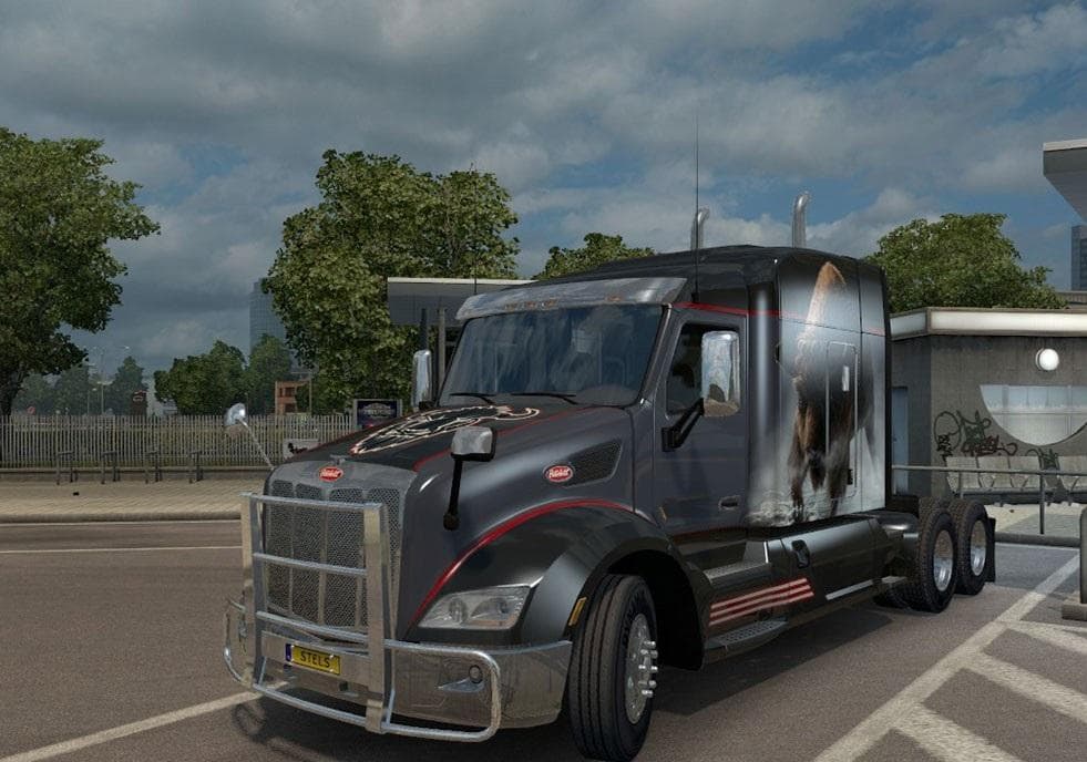 PETERBILT 579 + DLC CABIN 1.22.X – Trucks mod for Euro Truck Simulator 2