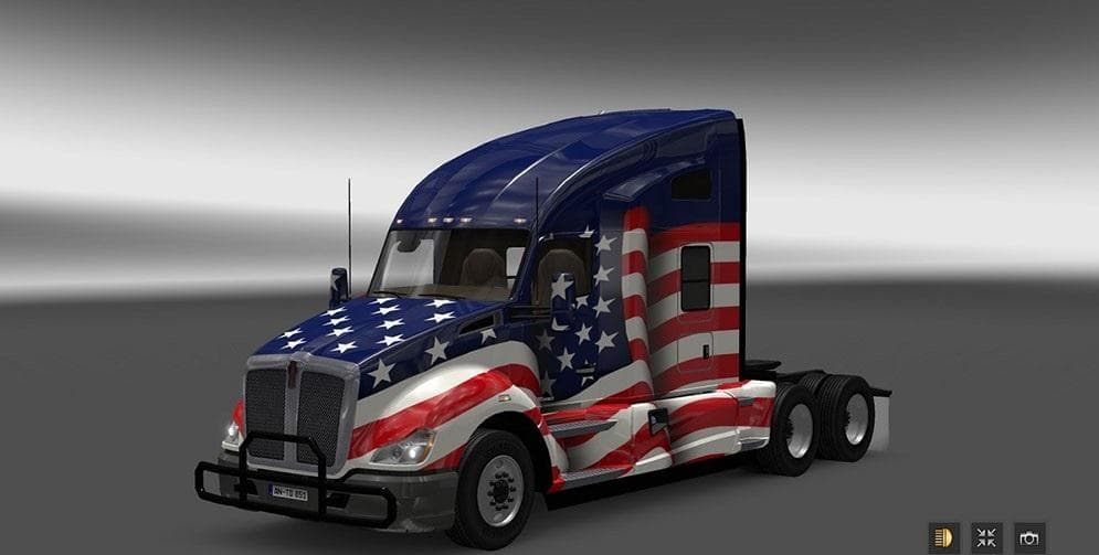 KENWORTH T680 + DLC CABIN 1.22.X – Trucks mod for Euro Truck Simulator 2