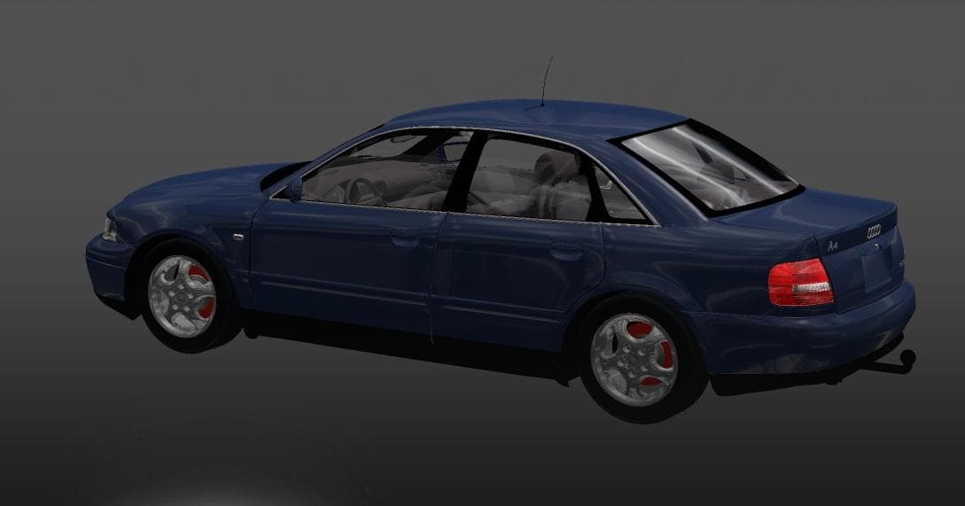 AUDI A4 + INTERIOR V1.22 BY SAMO - ETS2 mods download – parts screenshot 2