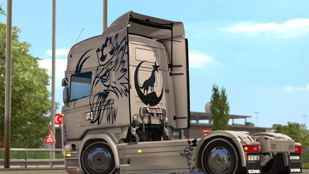 SCANIA RJL TURKISH SKIN V1 - ETS2 mods download – skins screenshot 2
